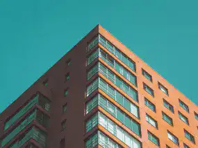Office building from below